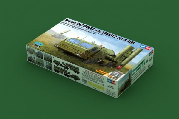 Hobby Boss 85517 Russian BAZ-64022 with 5P85TE2 TEL S-400 (1:35)