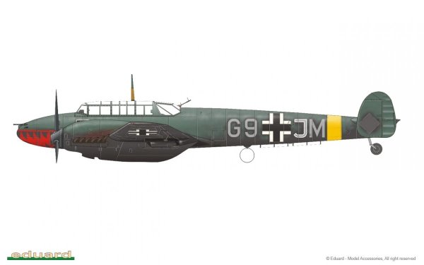 Eduard 7083 Bf 110E 1/72