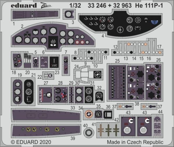 Eduard 32963 He 111P-1 REVELL 1/32