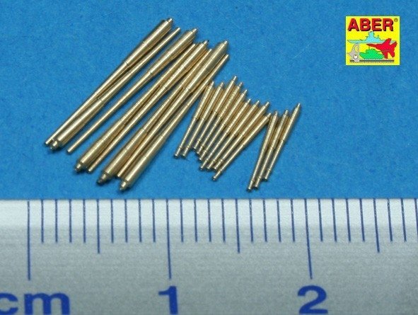 Aber 1:700L-30 Set of Barrels for Prinz Eugen class crusies 203mm x 8; 105mm x 12 1/700