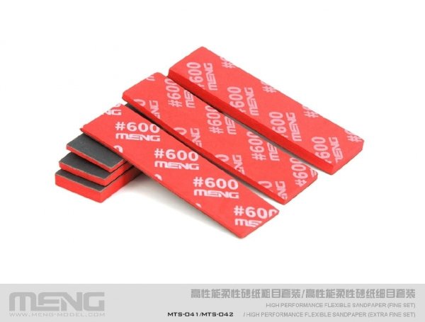 Meng Model MTS-041e High Performance Flexible Sandpaper ( Fine Refill Pack/800 ) ( zestaw do szlifowania - uzupełnienie )