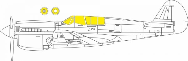 Eduard 644322 P-40N LööKplus EDUARD 1/48