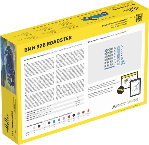 Heller 80701 BMW 328 Roadster 1/24