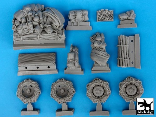 Black Dog T35042 German Steyr 1500Abig accessories set 1/35