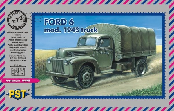 PST 72051 FORD 6 mod. 1943 Cargo 1/72