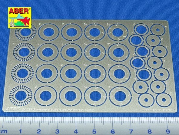 Aber 24025 Standartowe nacinane tarcze hamulcowe sr. 12mm (1:24)