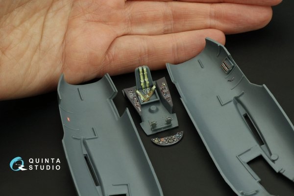 Quinta Studio QD48530 Me P.1101 3D-Printed &amp; coloured Interior on decal paper (RS models) 1/48