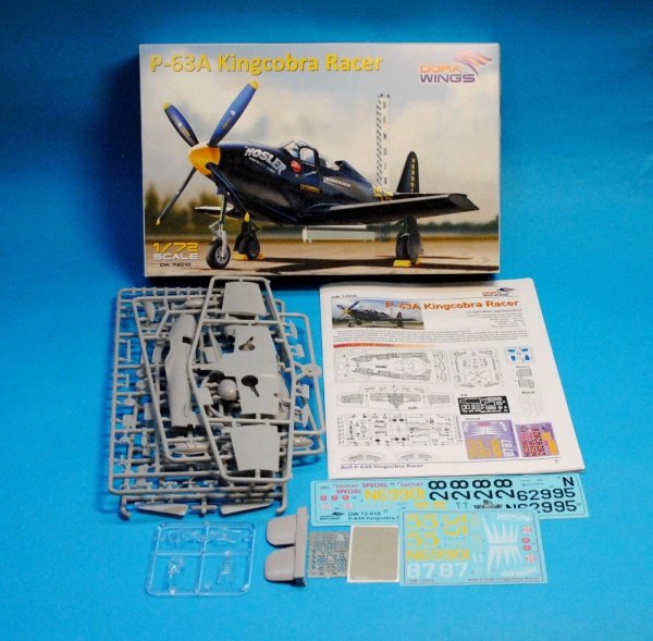 Dora Wings 72010 P-63A Kingcobra Racer 1/72