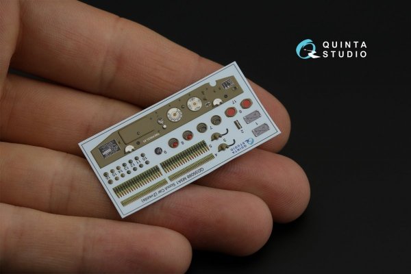 Quinta Studio QD35088 M3A1 Scout 3D-Printed &amp; coloured Interior on decal paper (Zvezda) 1/35