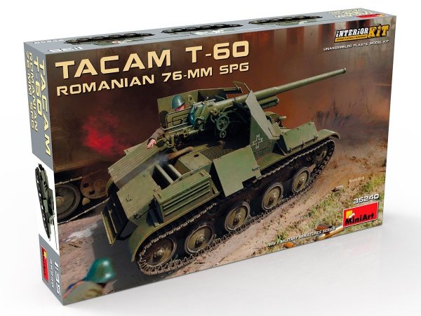 MiniArt 35240 ROMANIAN 76-mm SPG TACAM T-60 INTERIOR KIT 1/35