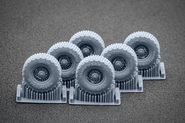 ScaleX WM 72003 Himars CTIS Ordinary wheel set (for Foreart, Meng) 1/72