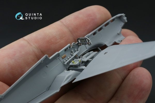 Quinta Studio QD72203 Yak-1 3D-Printed &amp; coloured Interior on decal paper (Zvezda) 1/72