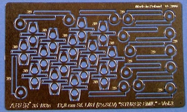 Aber 35182 German tank destroyer 12,8 cm Sf. L/61 (Pz.Sf.V) Sturer Emil- vol. 3 - additional set - ammo holders and boxes (1:35)