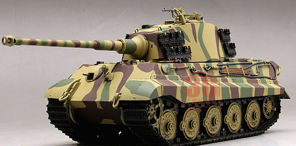 Border Model BD0022 King Tiger (Tricolor stripes) 1/35