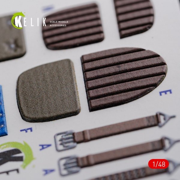 KELIK K48085 KI-21 interior 3D decals for ICM kit 1/48