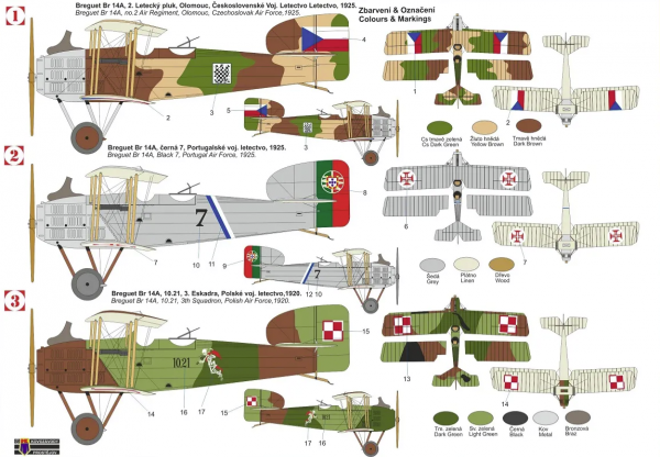 Kovozavody Prostejov KPM0320 Breguet Bre-14A „International“ 1/72