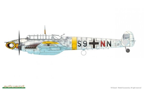 Eduard 7083 Bf 110E 1/72