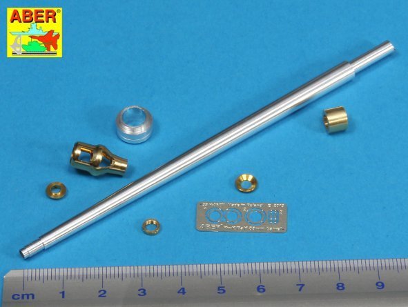 Aber 35L-125 Barrel for German 8,8cm Kw.K 43 (L/71) gun used on VK4502 (P) and Tiger B Porsche-Turm (1:35)