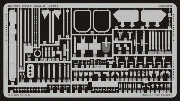 Eduard 35904 Pz.IV Ausf.D for DRAGON 6265 1/35