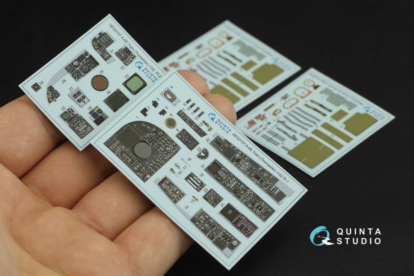 Quinta Studio QD32107 A-6E TRAM Intruder 3D-Printed &amp; coloured Interior on decal paper (Trumpeter) 1/32