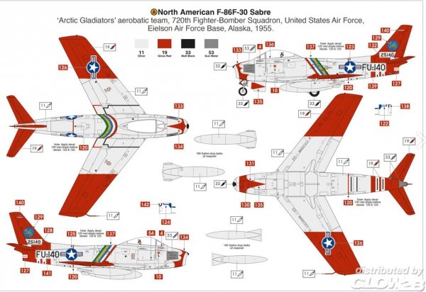 Airfix 08111 North American F-86F Sabre 1/48