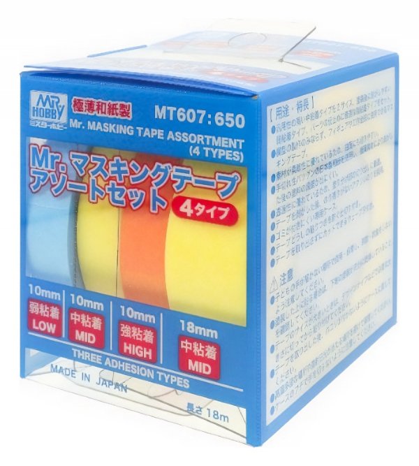 Mr.Hobby MT-607 Mr. Masking Tape Assortment