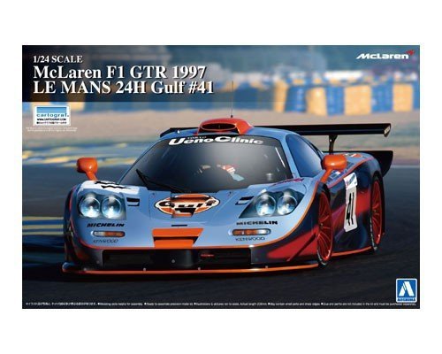 Aoshima 00752 McLaren F1 GTR 1997 LEMANS-24H Gulf #41 (Overseas Edition) 1:24