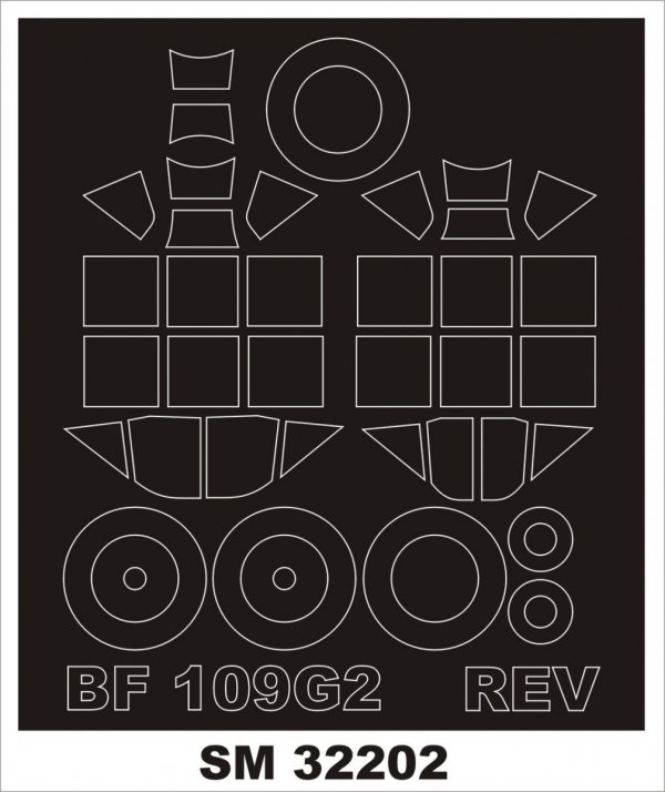 Montex SM32202 BF 109G-2 for REVELL 1/32