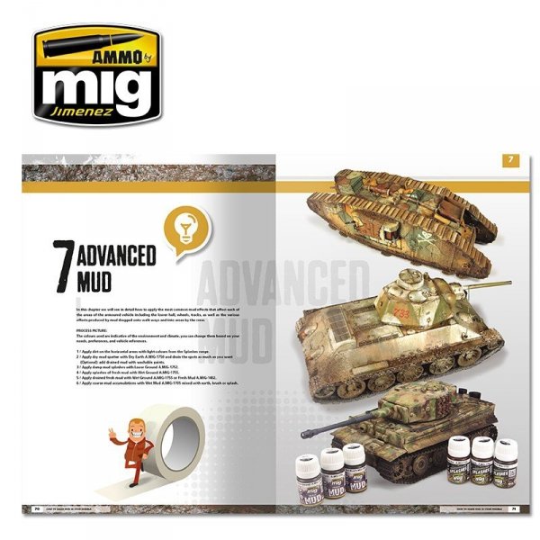 AMMO of Mig Jimenez 6210 MODELLING SCHOOL - HOW TO MAKE MUD IN YOUR MODELS (English)