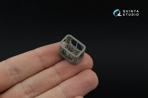 Quinta Studio QD+48553 Schwimmwagen type 166 3D-Printed &amp; coloured Interior on decal paper (Tamiya) (with 3D-printed resin parts) 1/48
