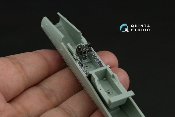 Quinta Studio QD72077 F/A-18C late 3D-Printed &amp; coloured Interior on decal paper (Academy) 1/72