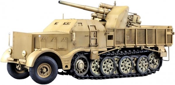 Trumpeter 09577 Schwerer Zugkraftwagen 18 t with 8.8cm Flak 1/35