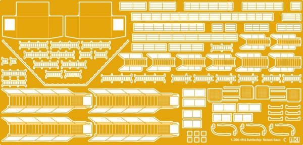 MK1 Design MD-20013 HMS Rodney DX Pack 1/200
