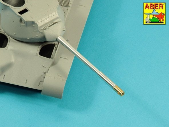 Aber 35L-285 Lufa 90mm M-36 z cylindrycznym hamulcem do amerykanskiego czołgu M47 Patton z pokrowcem na jarzmo 1/35