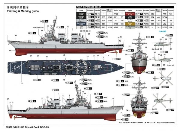 I Love Kit 62008 USS Donald Cook DDG-75 1/200