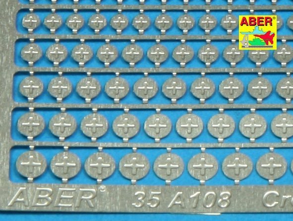 Aber 35A108 Cross type screw heads (1:35)