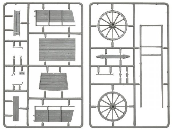 MiniArt 35657 FARM CART &amp; VILLAGE ACCESSORIES 1/35
