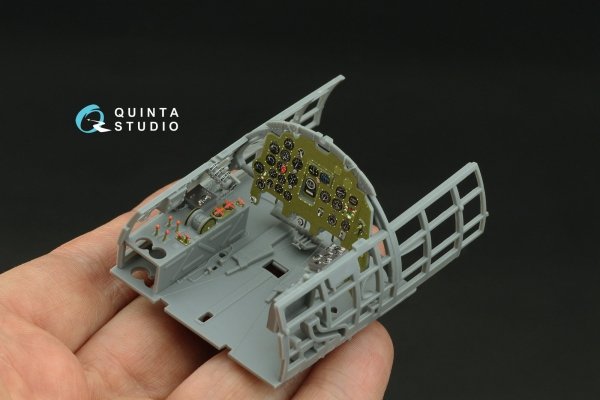 Quinta Studio QD32240 Mitsubishi J2M3 Raiden 3D-Printed &amp; coloured Interior on decal paper (Zoukei Mura) 1/32