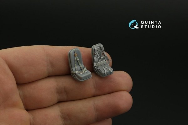 Quinta Studio QD+48357 Ka-27PL Military version 3D-Printed &amp; coloured Interior on decal paper (Hobby Boss) (with 3D-printed resin parts) 1/48