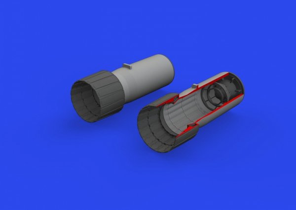 Eduard 648908 F-4E exhaust nozzles PRINT Meng 1/48
