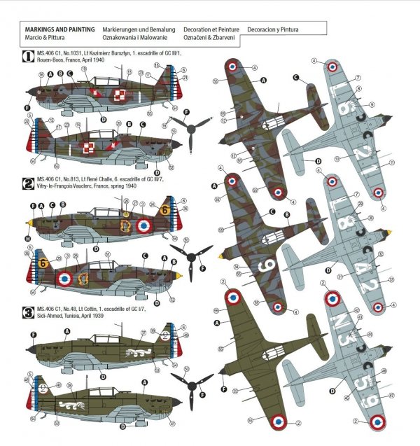 Hobby 2000 72031 Morane-Saulnier MS.406 1939-40 1/72