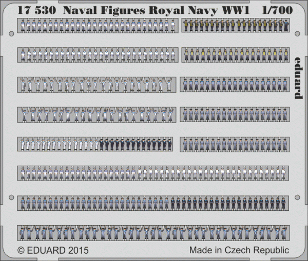 Eduard 17530 Naval Figures Royal Navy 1/700