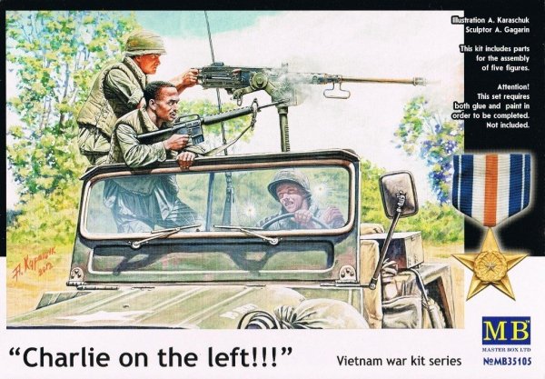Master Box 35105 Charlie on the left !!!! Vietnam war kit series (1:35)