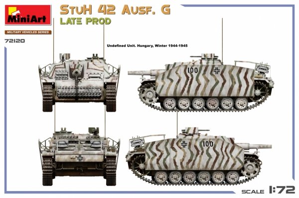 MiniArt 72120 StuH 42 Ausf. G LATE PROD. 1/72