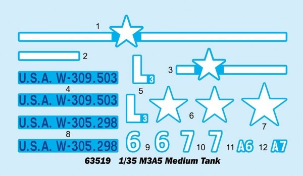 I Love Kit 63519 M3A5 Medium Tank 1/35