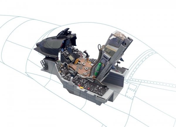 Italeri 2990 F-16 Cockpit 1/12