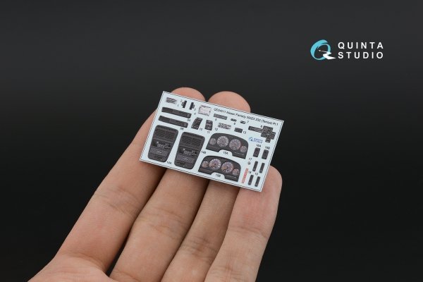 Quinta Studio QD24011 Nissan Fairlady 300ZX Z32 3D-Printed &amp; coloured Interior on decal paper (Tamiya) 1/24