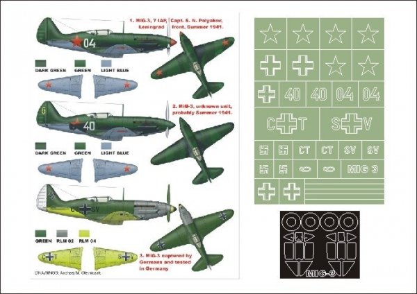 Montex K48152 MiG 3 (early) 1/48