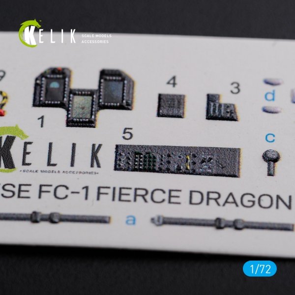 KELIK K72101 Chinese FC-1 Fierce Dragon interior 3D decals for Trumpeter kit 1/72