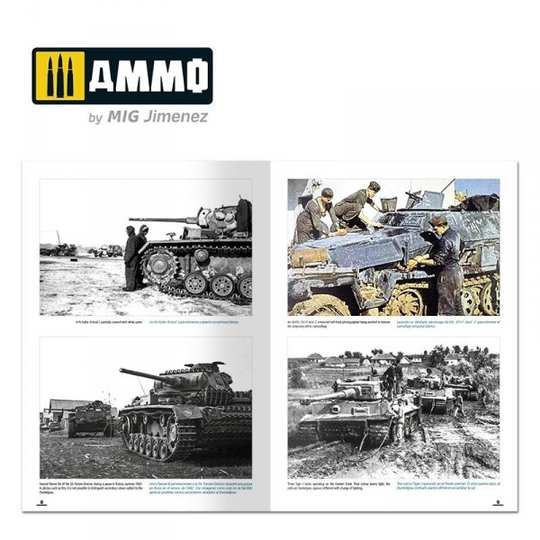  Ammo of Mig 6037 How to Paint Early WWII German Tanks 1936 - FEB 1943 (Multilingual)